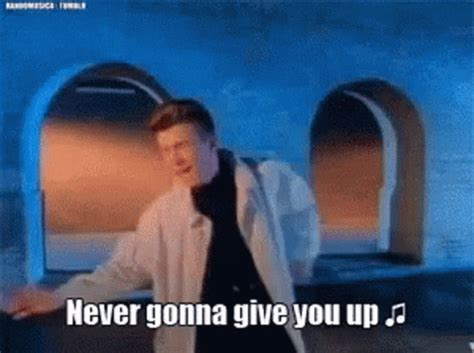 Never Gonna Give Up Singing GIF - NeverGonnaGiveUp Singing - Discover & Share GIFs