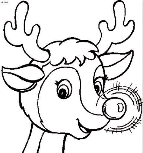 11 Rudolph Reindeer Coloring Pages >> Disney Coloring Pages