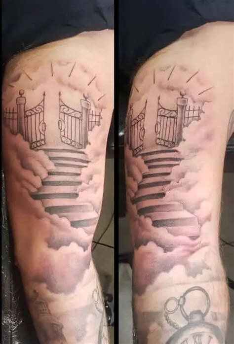 74 Amazing Stairway to Heaven Tattoo Ideas - Tattoo Twist