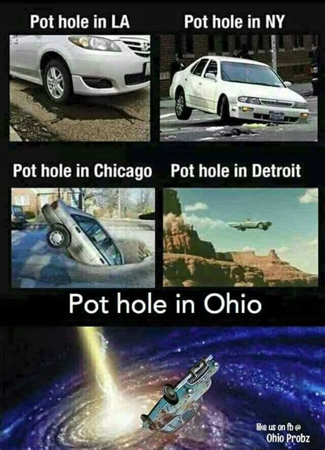 #LMAO yes these #PotHoles ain't no joke. | Funny jokes, Funny pictures, Funny photos