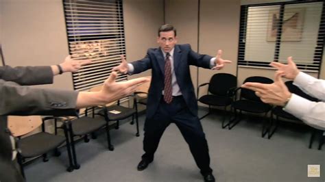 The office finger guns Blank Template - Imgflip