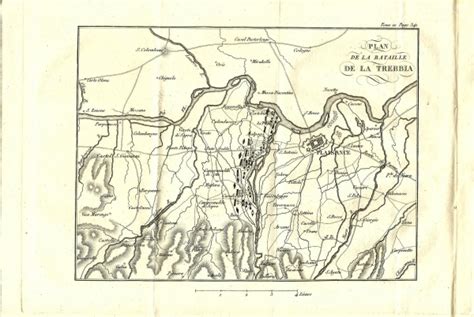 Maps & Prints -> Military -> Plan de la Bataille de la Trebbia - AntikBar