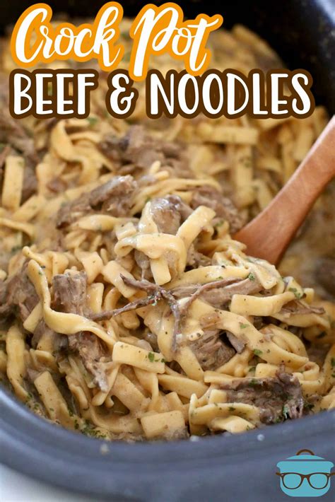 Easy Crockpot Beef Tips And Noodles Recipe | Deporecipe.co