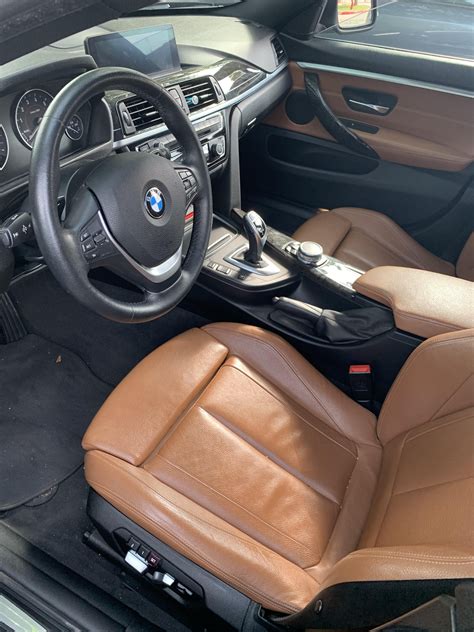 Since were doing interior shots now heres my 16 F36 428i GC with Saddle Brown interior Brown ...