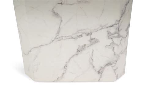 Belle 160cm Marble White Dining Table - Thomas Brown Furnishings