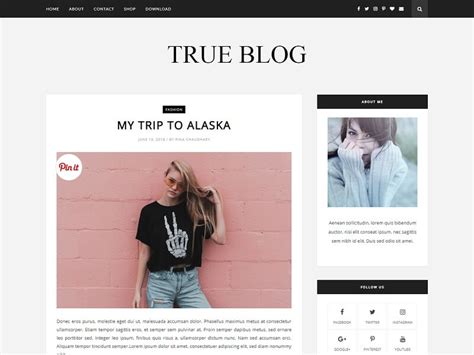 20+ Best Free Blog Html Website Templates 2019 For Blogging Website