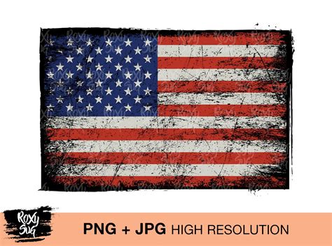 American flag png Distressed US flag sublimation designs | Etsy | American flag clip art ...