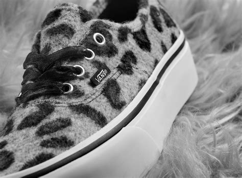 Vans Provides Authentic Platform And Slip-On A Fuzzy Leopard Make Over