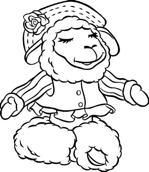 Lamb Chop Coloring Pages by Jerome | Coloring pages, Lamb chops, Lamb