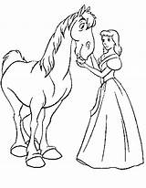 Princess Horse Coloring Pages  Home sketch template