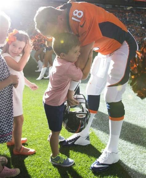 Peyton Manning being a Dad! Marshall & Mosley Manning ️ | Denver broncos baby, Denver broncos ...