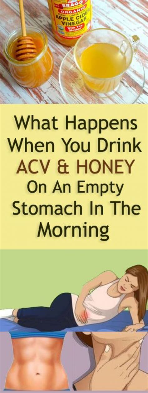 What Happens When you Drink Apple Cider Vinegar And Honey On An Empty Stomach In The Morning ...
