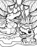 Jungle Animals coloring Pages  Printable sketch template