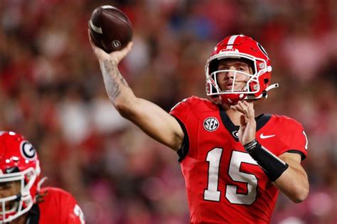 Georgia QB Carson Beck's draft stock soaring amidst Bulldogs' success