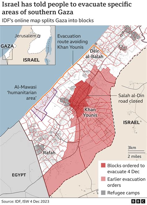 Israel's new Gaza evacuation zones leave Palestinians few places to go ...