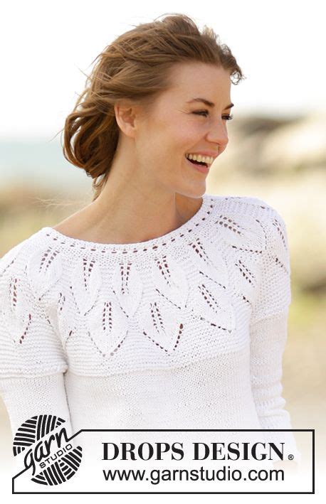 Summer Leaves / DROPS 169-3 - Free knitting patterns by DROPS Design | Knitting patterns free ...