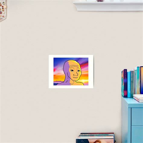 "Sunset Happy Wojak" Art Print for Sale by cnwobu7 | Redbubble