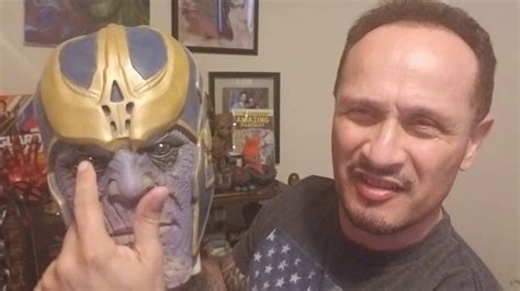 Thanos mask review - YouTube