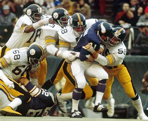 STEEL CURTAIN IN ACTION! - SUPER BOWL IX - 1975 Jack Ham, Jack Lambert ...