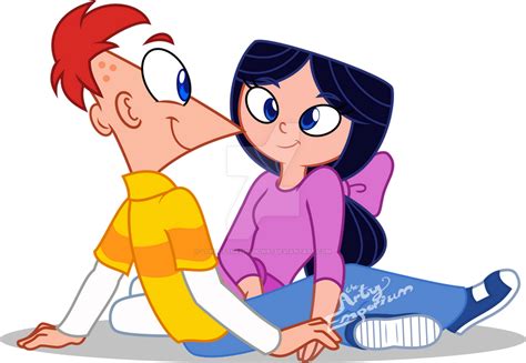 Phineas and Isabella by LordOfTheShadow97 on DeviantArt