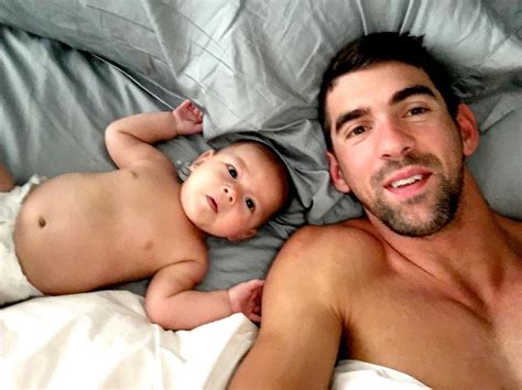 Michael Phelps, Son Boomer Can’t Get Out of Bed in Cute Pic | Us Weekly