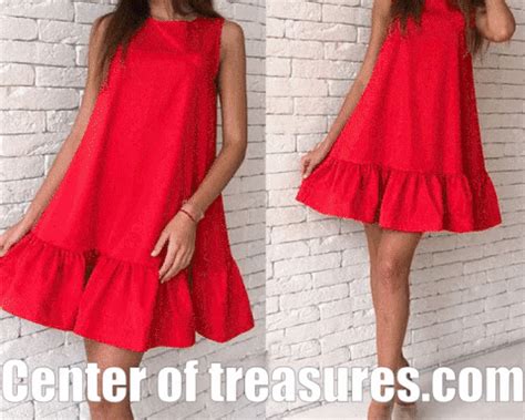 Mini Dresses Casual Chiffon Dress Ruffle Sleeveless Beach Party Sundress | Casual chiffon dress ...