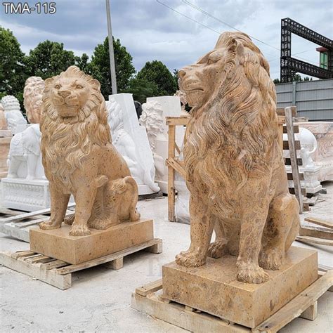 Marble Animal Statues | Lion | Foo Dog | Elephant | Horse