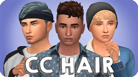 Sims 4 cc male hair pack - plmjazz