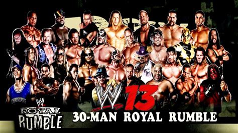 Playing WWE 13' in 2018 | 1998 WWF Attitude Era Royal Rumble Sim in UHD! 30 Man Rumble Gameplay ...