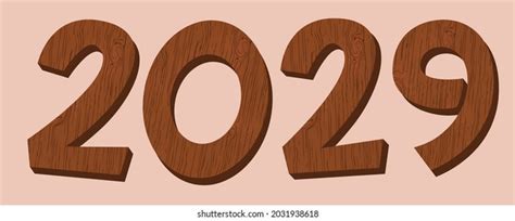 Numberswooden Texture Vector Work Merry Christmas Stock Vector (Royalty Free) 2031617288 ...