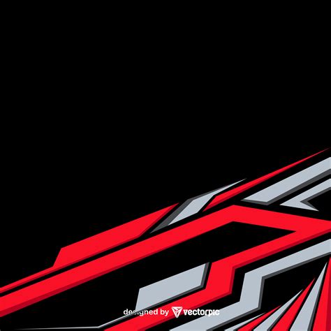 Abstract Racing Stripes Background With black and red Color Free Vector ...