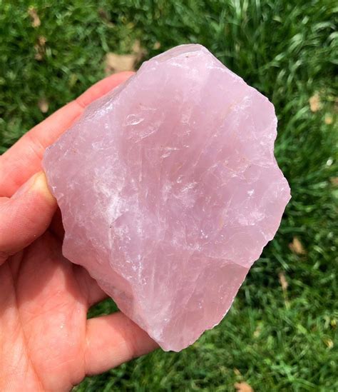 Raw rose quartz crystal rose quartz stone raw quartz | Etsy