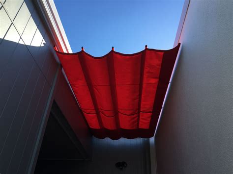 Alfresko Shading System by Living In Shade in Sunbrella Logo Red Sunbrella, Yard Ideas, Paper ...