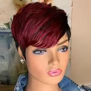 Fashion Short Pixie Cut Wigs Straight Synthetic Wigs For - Temu