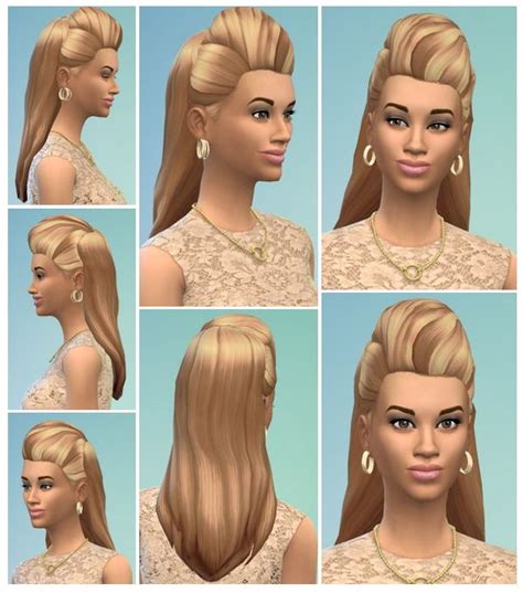 Beyonce Hair at Birksches Sims Blog via Sims 4 Updates … | Beyonce hair ...