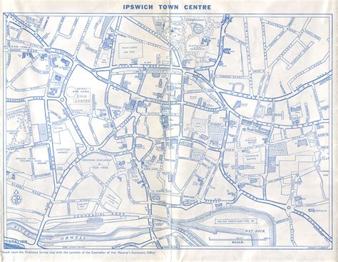 Ipswich Town Centre Map c. 1974/75 | Scanned from a Barnett'… | Flickr