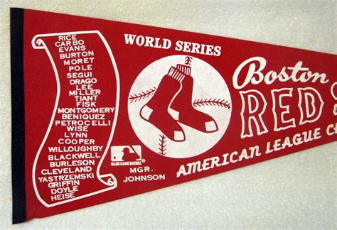 Lot Detail - 1975 BOSTON RED SOX "WORLD SERIES" PENNANT