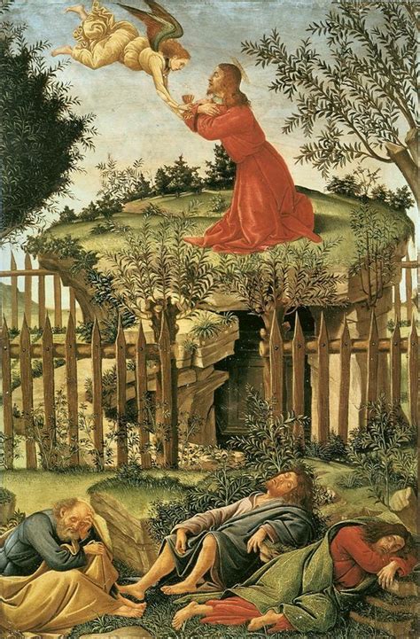 La oración en el monte de los Olivos Sandro Botticelli, h 1500 ...