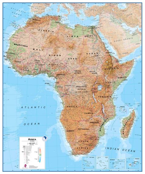 Mapa Fisico De Africa Sin Nombres | Images and Photos finder