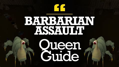 Ultimate Barbarian Penance Queen Assault Guide (ALL ROLES - Old School Runescape) HD - YouTube