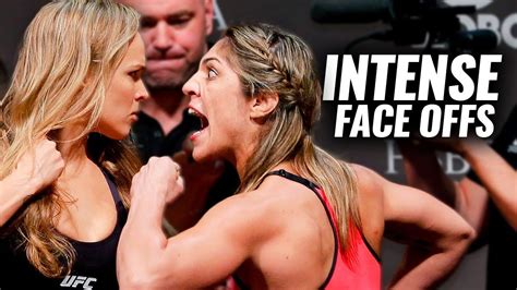 10 of the Most Intense UFC Weigh-In Face Offs - YouTube