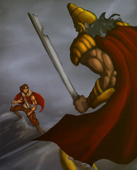 David Vs Goliath by EtchValent on DeviantArt