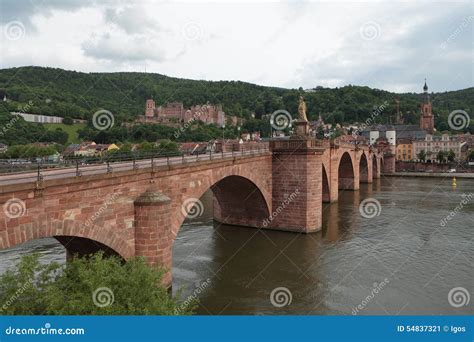 Old Bridge editorial photo. Image of heidelberg, architecture - 54837321