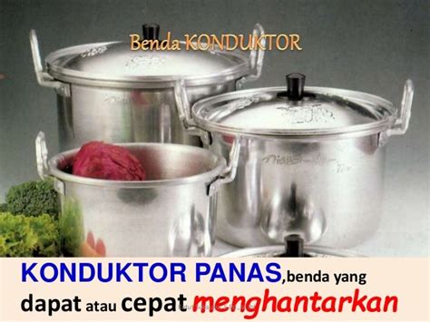 Konduktor dan Isolator Panas