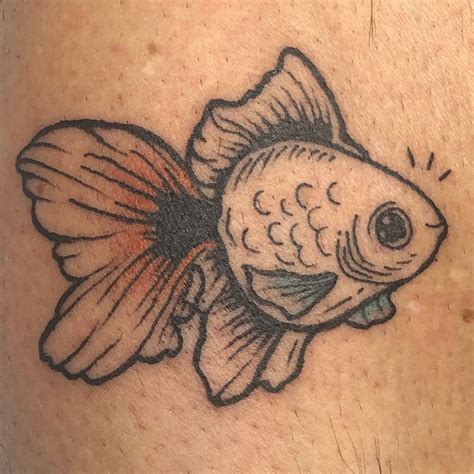 Goldfish Tattoo, japanese goldfish tattoo, goldfish tattoo meaning ...