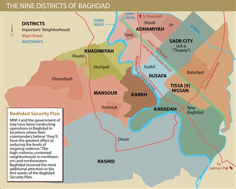 Baghdad City Map