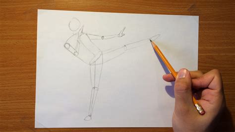 Drawing the Human Figure: Male Figure Performing High Kick! - Liron ...