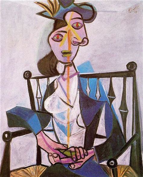 Seated Dora Maar, 1941 - Pablo Picasso - WikiArt.org