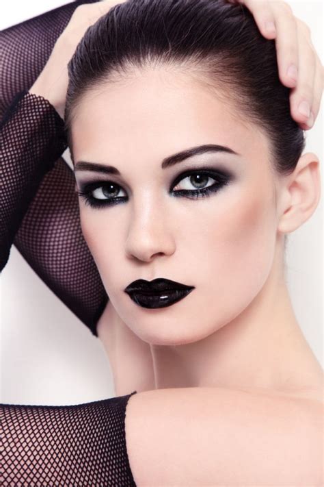 The Black Rose | Gothic eye makeup, Gothic makeup, Goth makeup