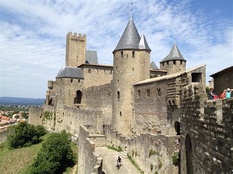 Free Images : building, chateau, city, tower, stone wall, fortification, tourism, monastery ...